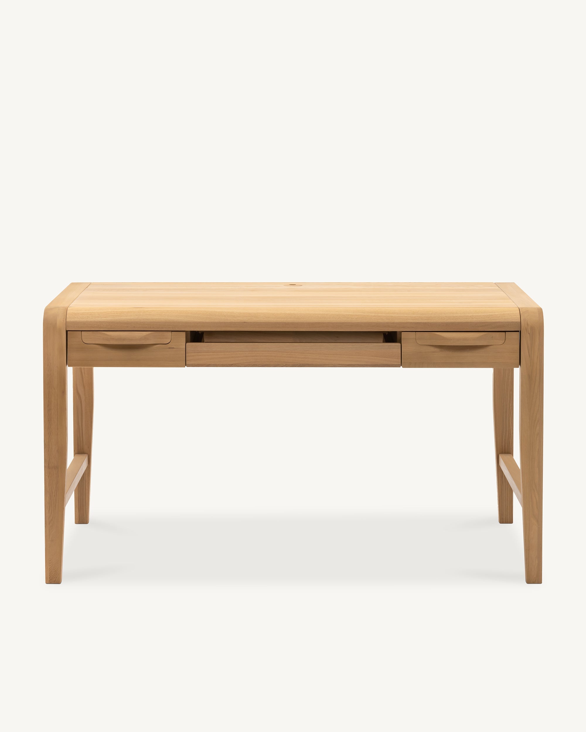 Kontor Solid Elm Timber Office Desk