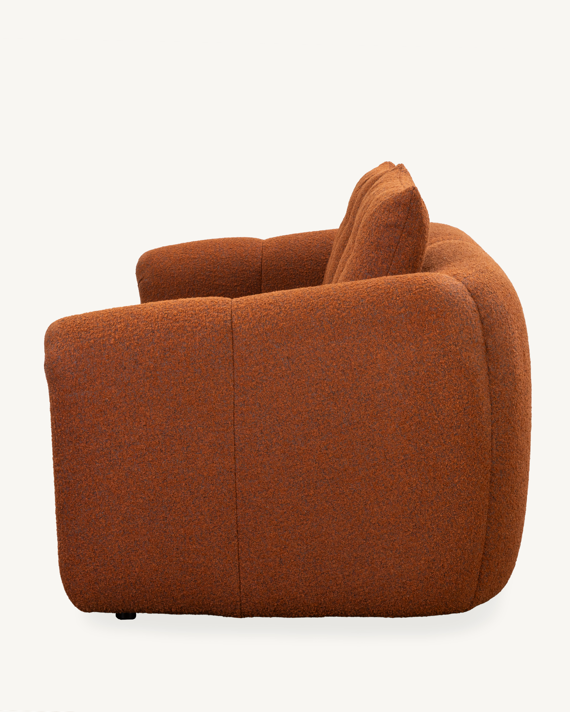 Kurva Sofa 2 Seat - Burnt Orange