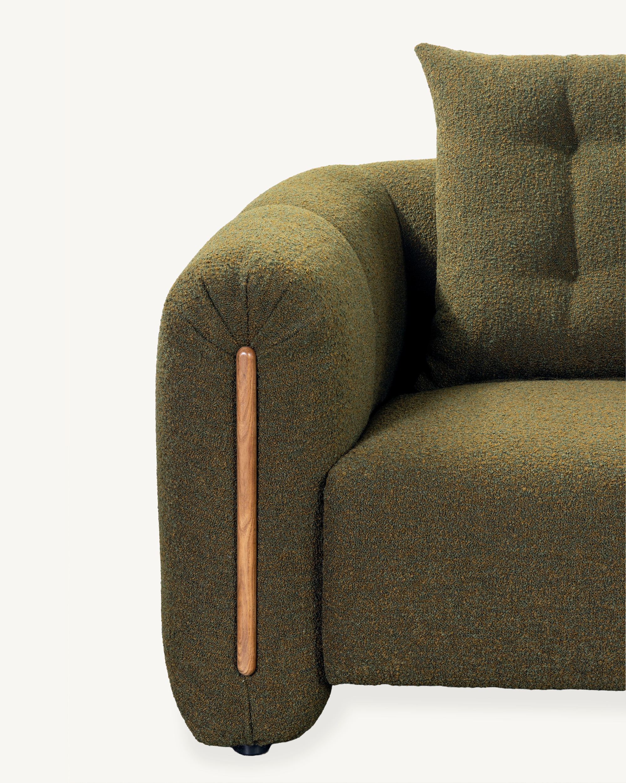 Kurva Sofa 2 Seat - Moss