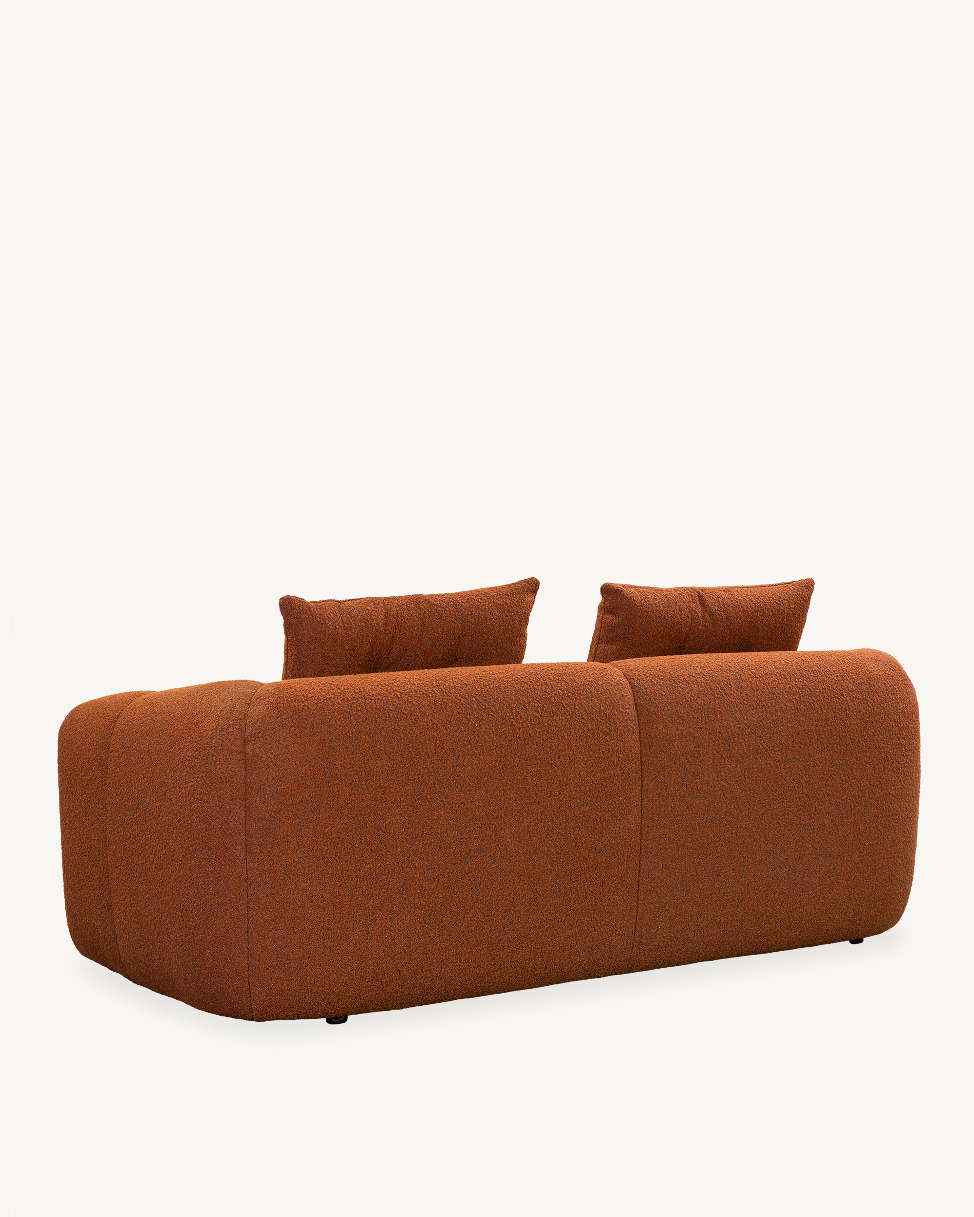 Kurva Sofa 2 Seat - Burnt Orange