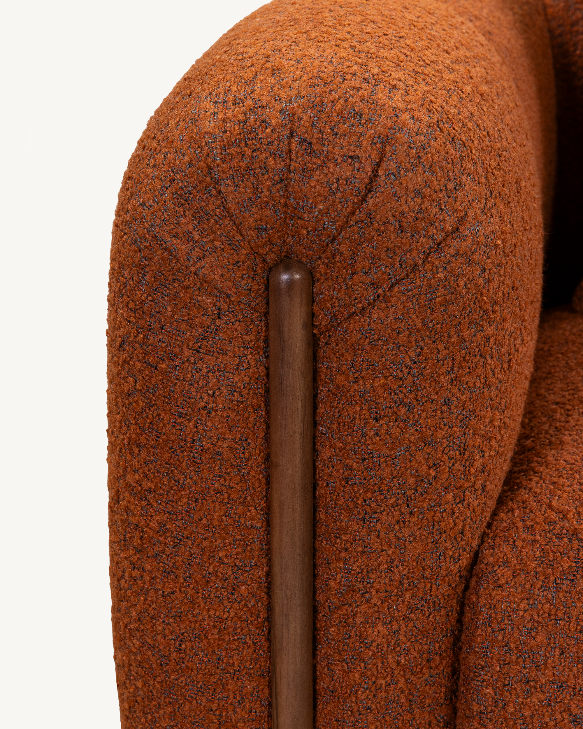 Kurva Sofa 2 Seat - Burnt Orange