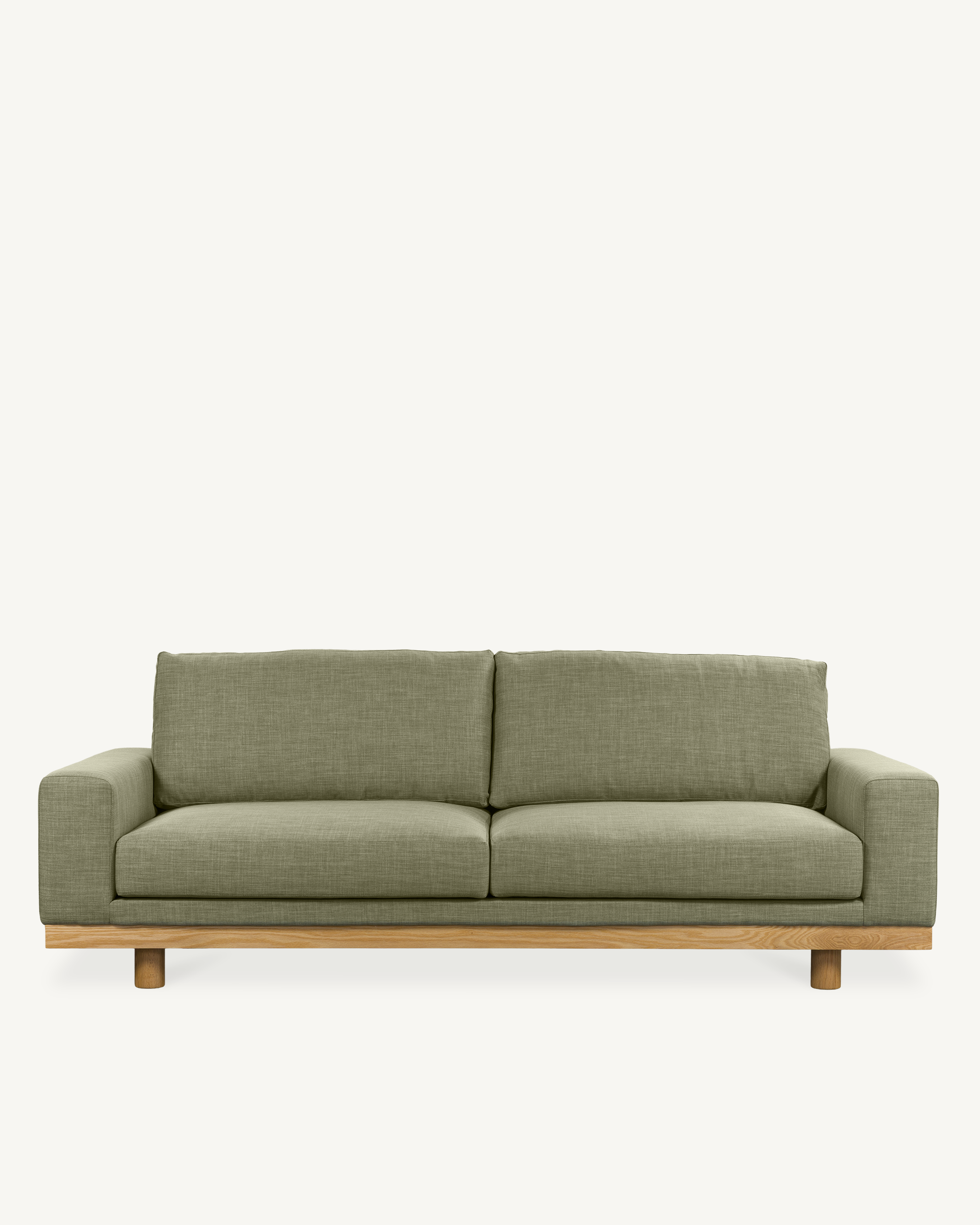 Metsa 3 Seat Sofa - Sage Green