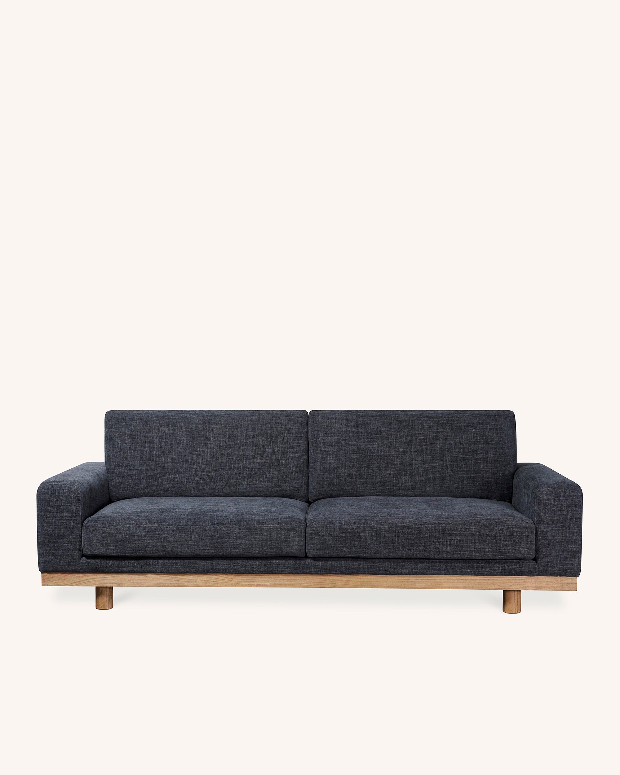 Metsa 3 Seat Sofa Blue Smoke