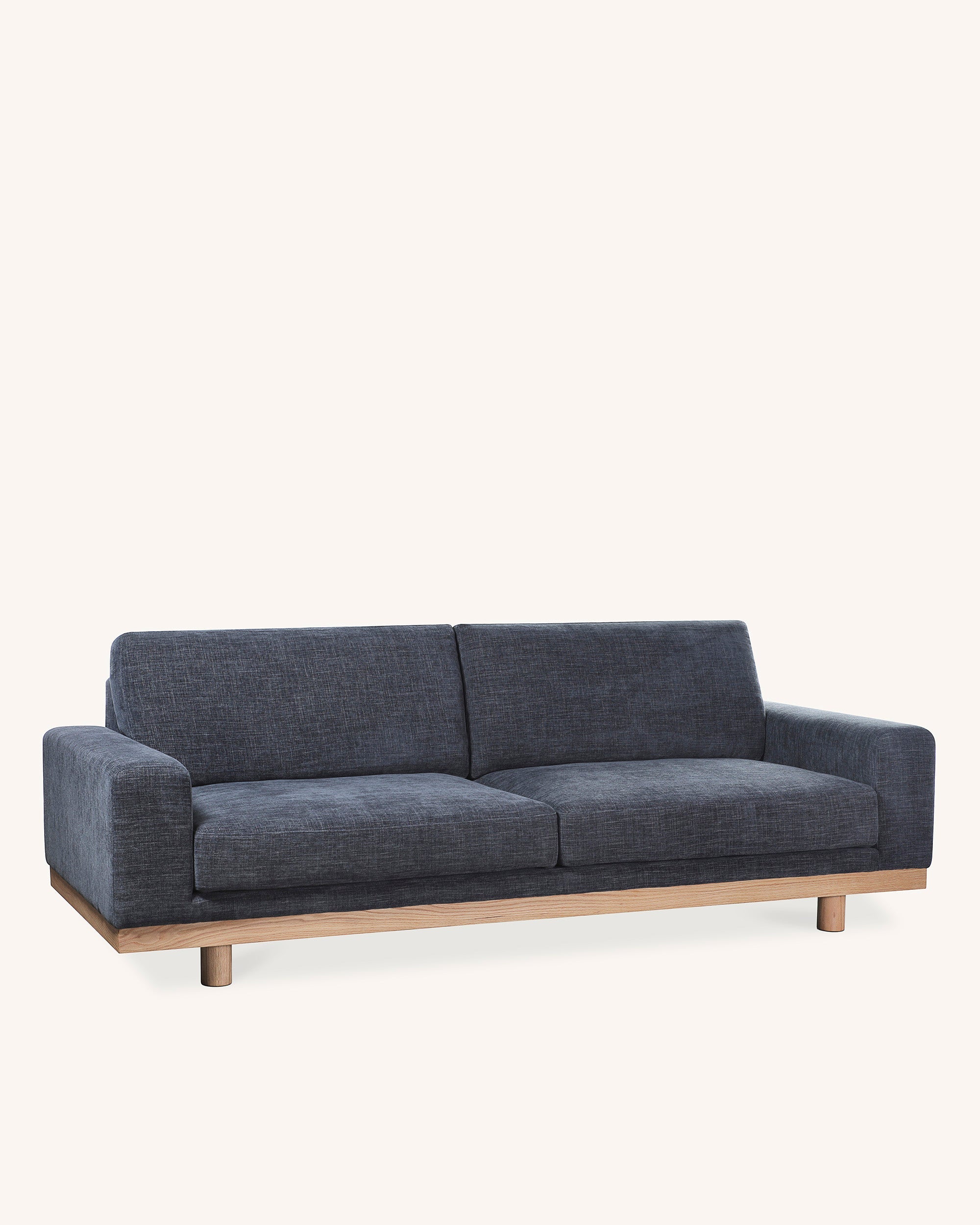 Metsa 3 Seat Sofa Blue Smoke