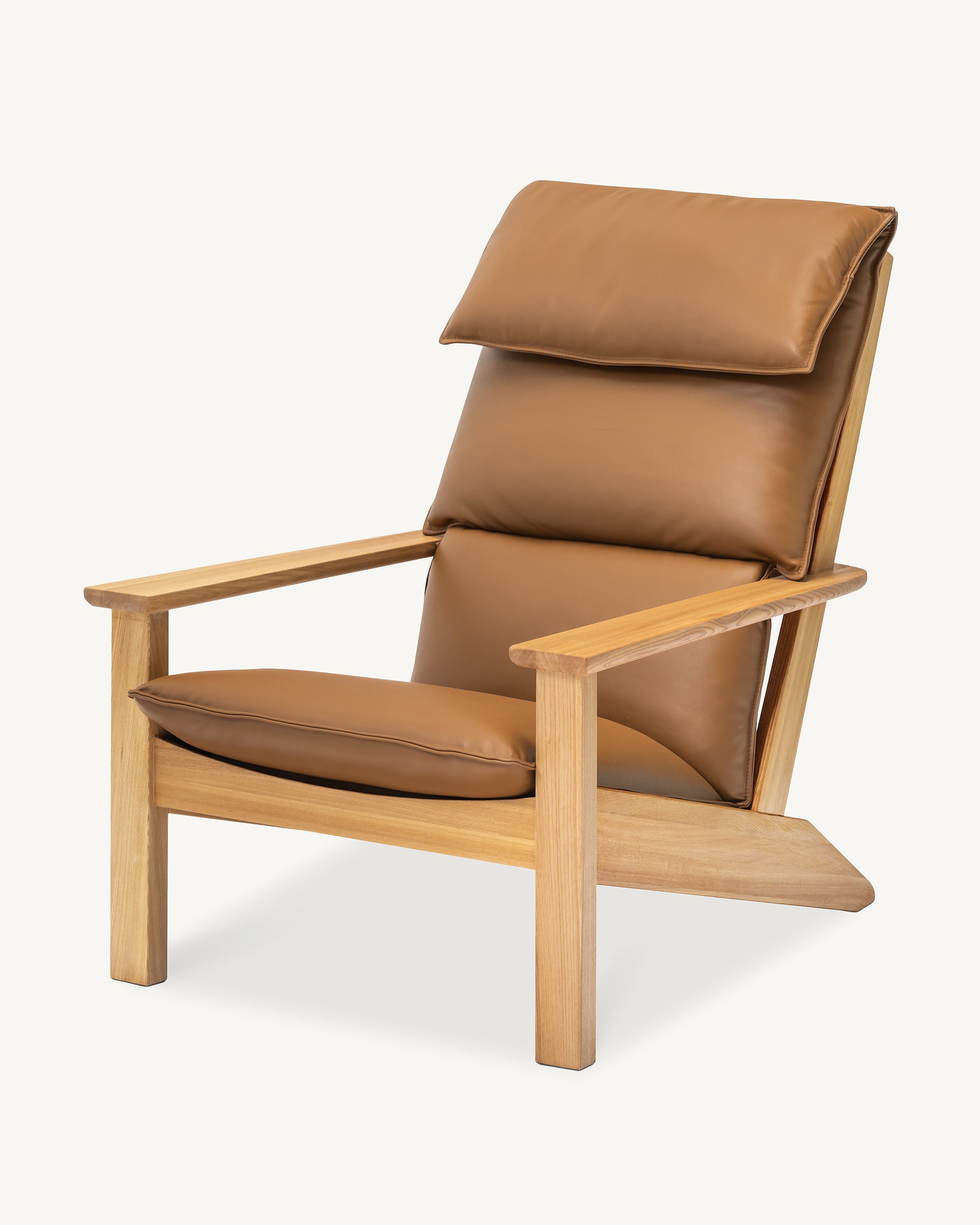 Nord Tan Leather Lounge Chair