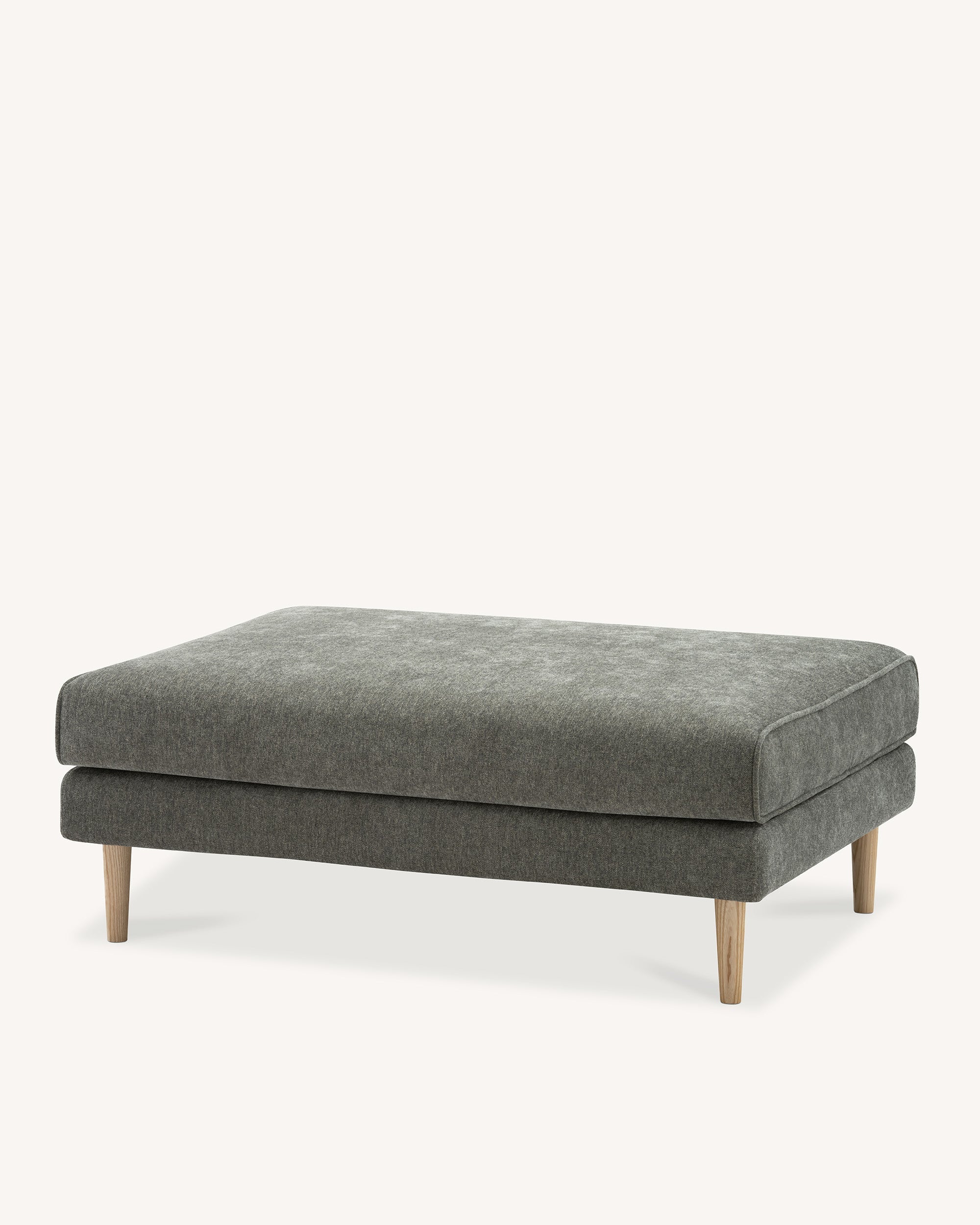 Narvik Ottoman Large Evergreen Fog Upholstery