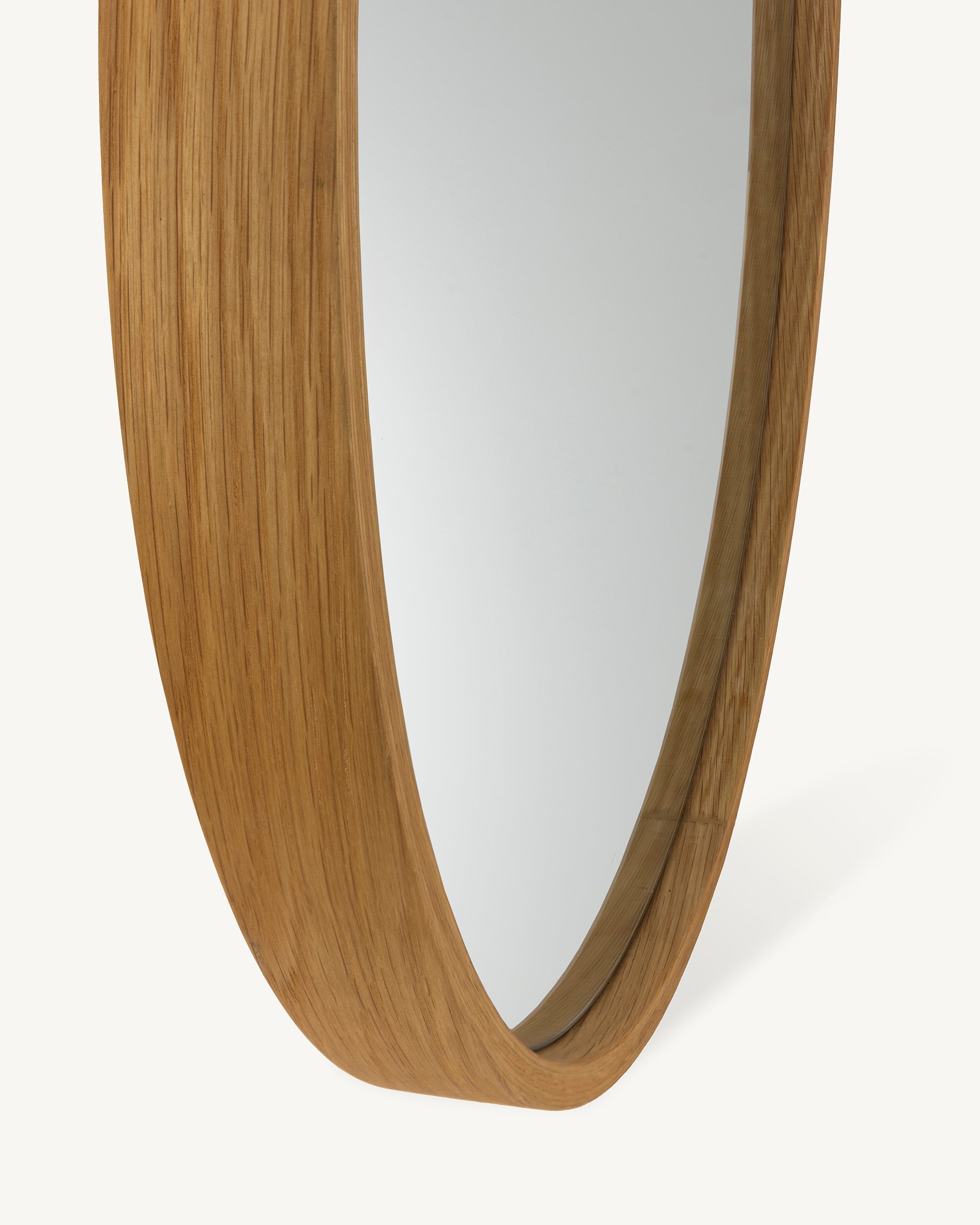 Ormma Round Mirror Oak