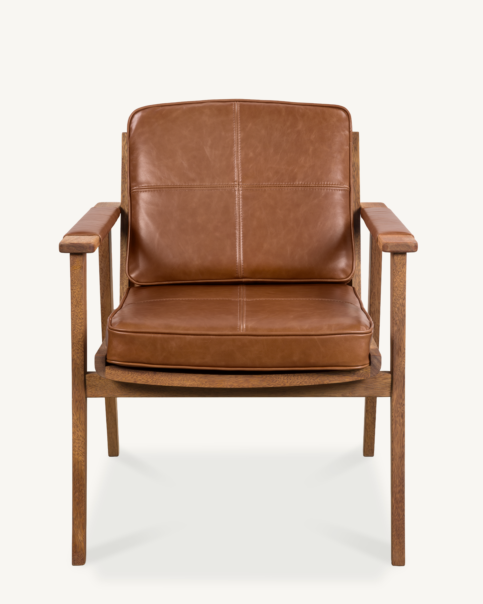 Torva Arm Chair - Brown Leather
