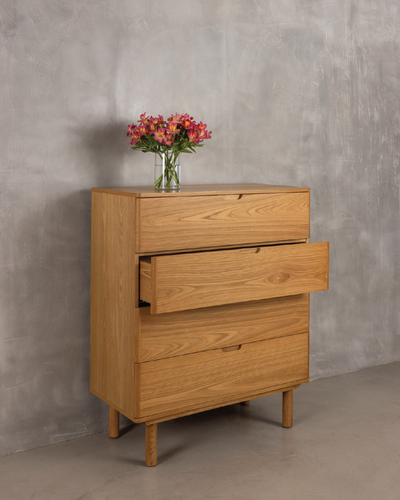 Orrma Wide Chest of 4 Drawers