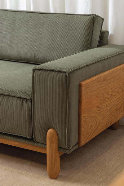 Norrsken 3 Seat Sofa - Eucalyptus