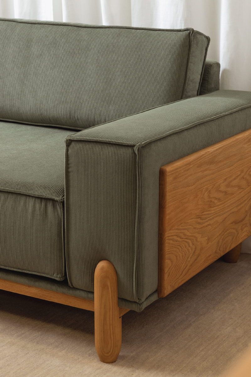 Norrsken 3 Seat Sofa - Eucalyptus