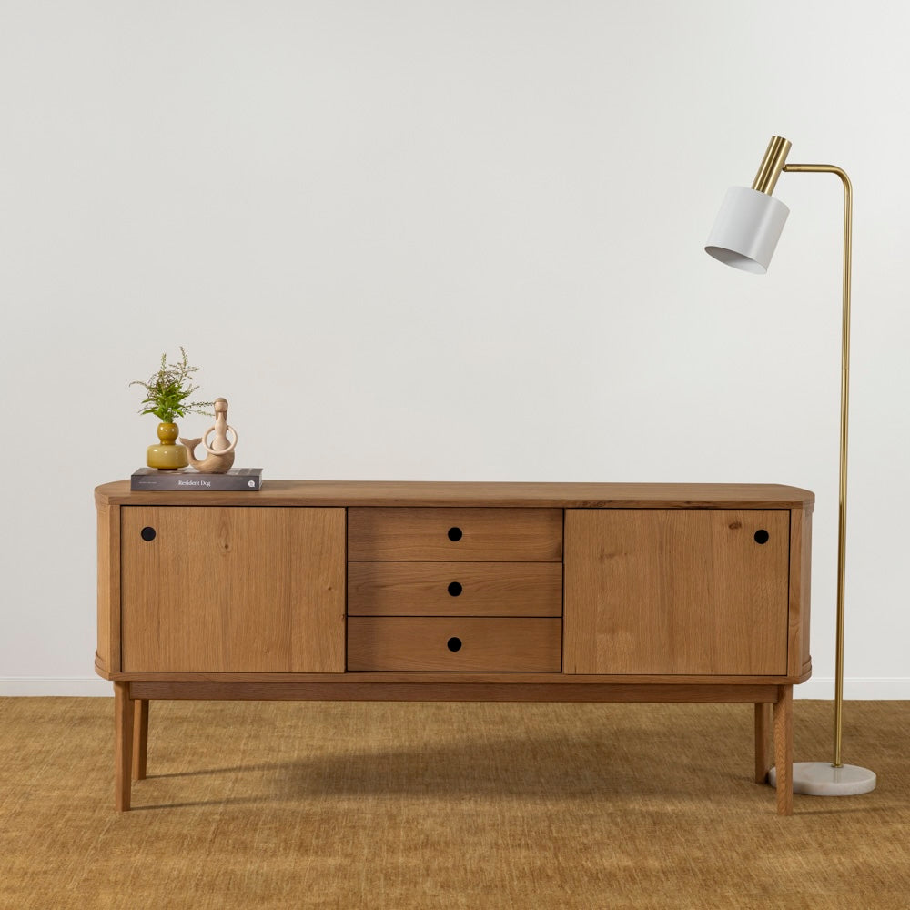 Arna Curve Oak Sideboard