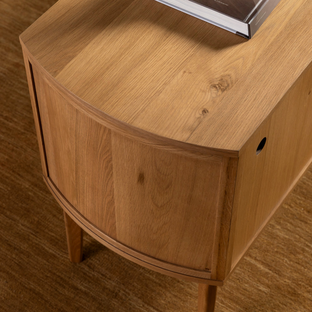 Arna Curve Oak Sideboard