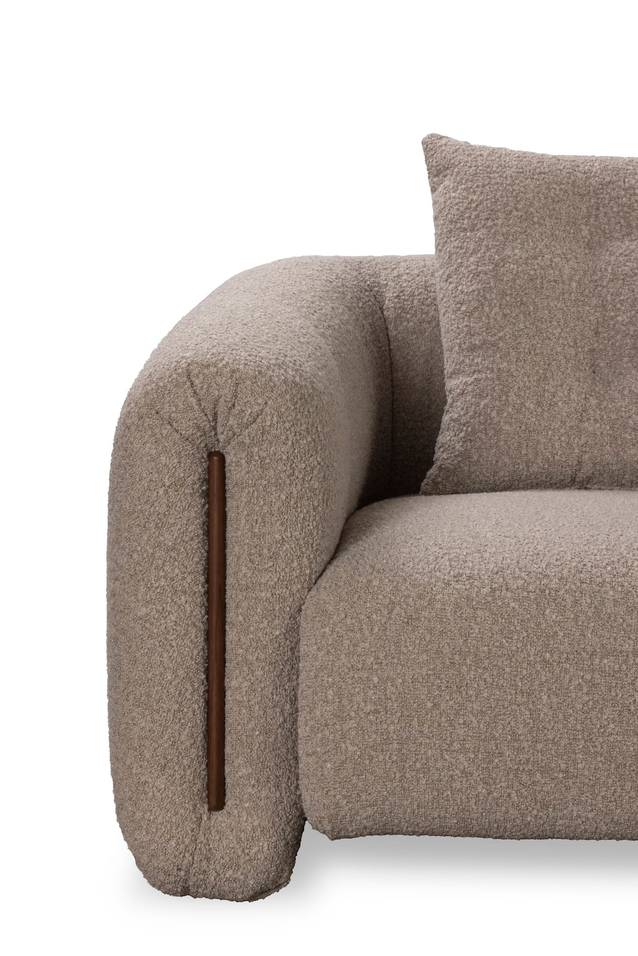 Kurva 3 Seat Sofa Soft Truffle