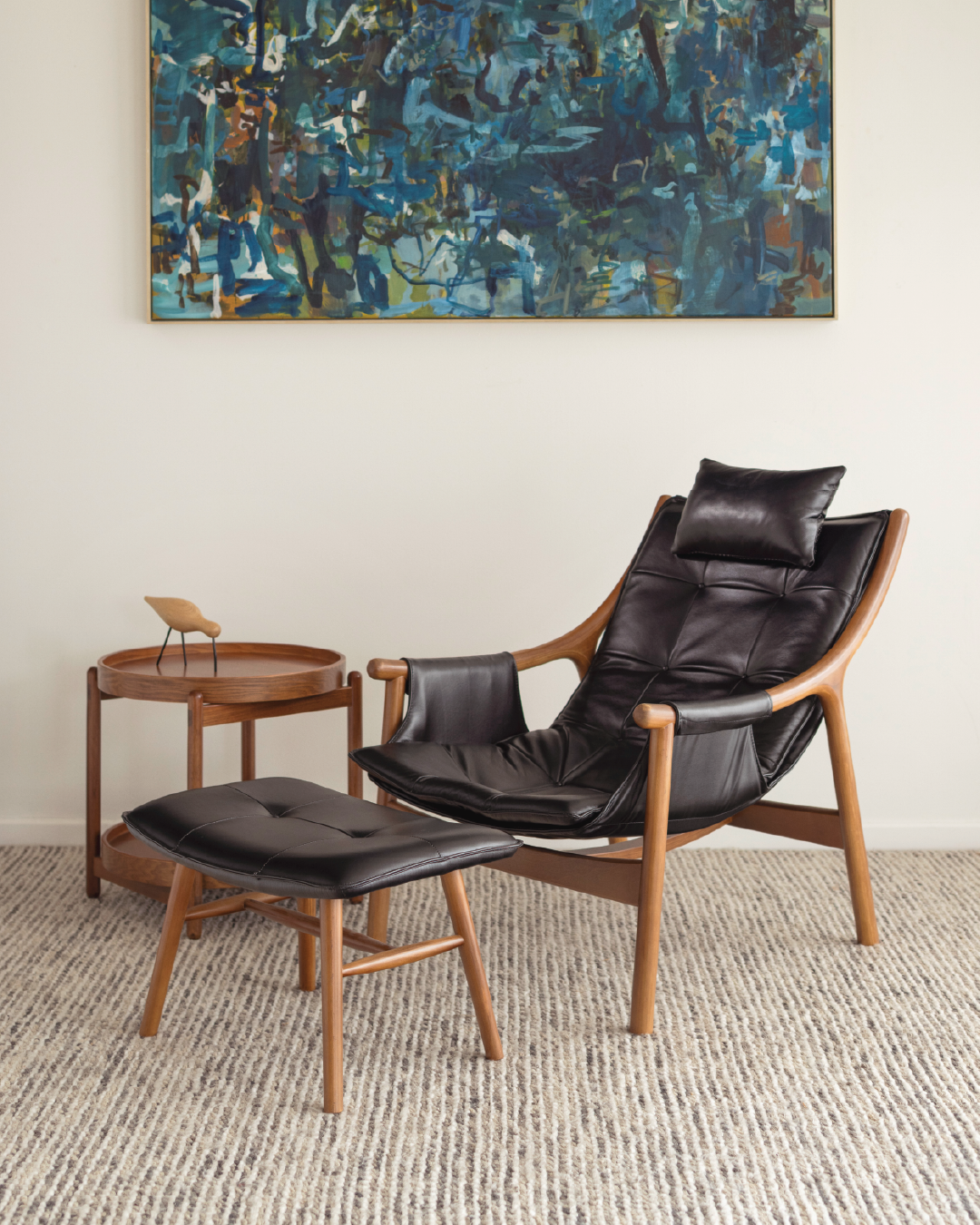 Reading Chair w/ Ottoman