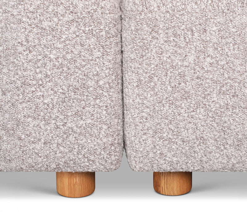 Arc Modular Sofa Right Chaise - Pumice - Special Order
