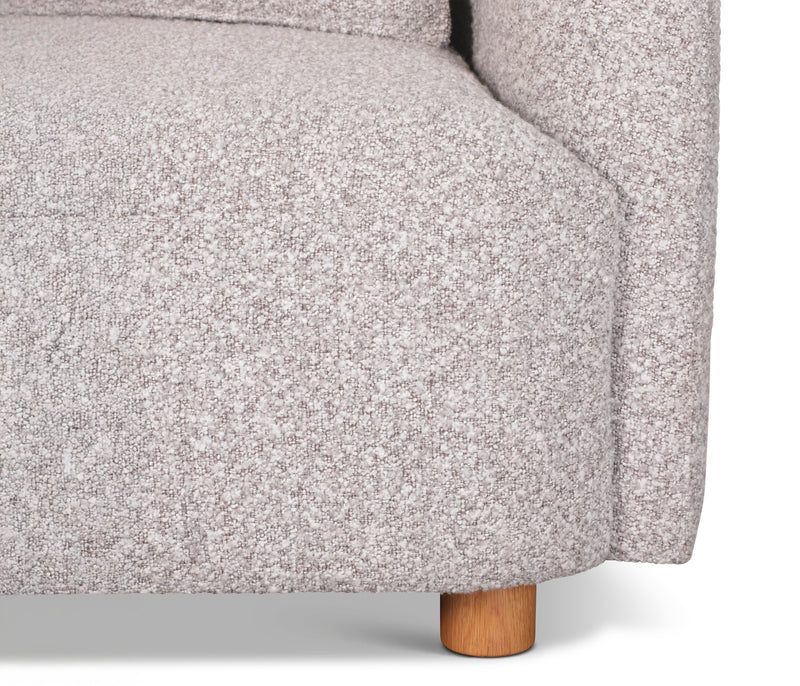 Arc Modular Sofa Right Chaise - Pumice - Special Order