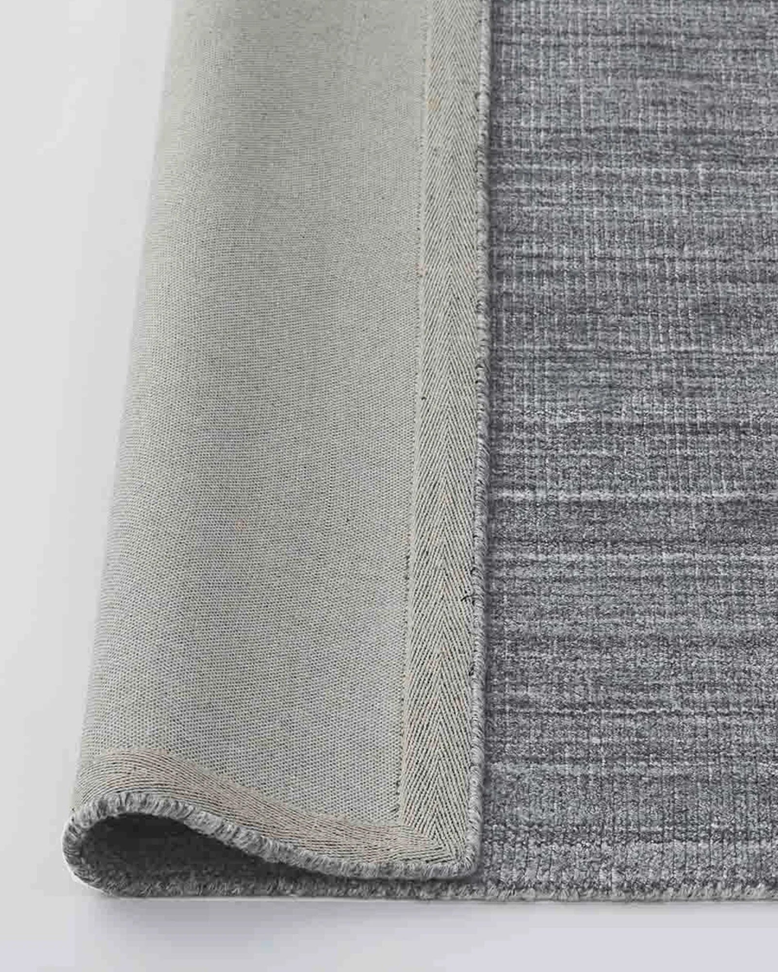 Weave Travertine Rug - Pewter