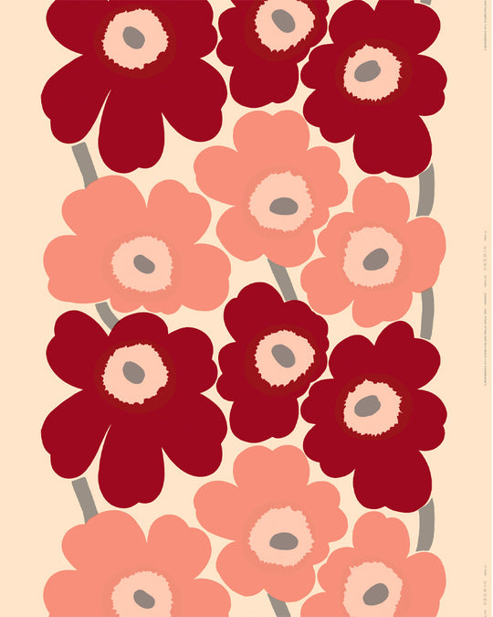 Marimekko Unikko Unbleached Cotton Fabric
