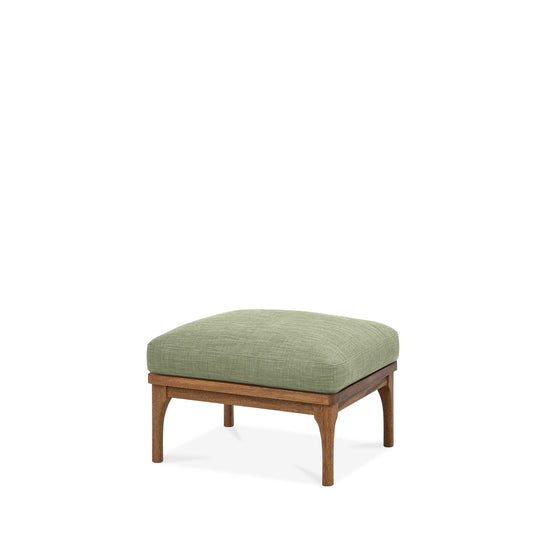 Den Footstool (Walnut Frame/Sage Green)