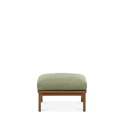 Den Footstool (Walnut Frame/Sage Green)