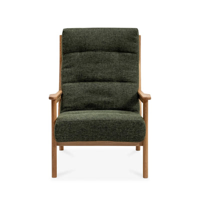 Komfort Elm Lounge Chair - Forest Green