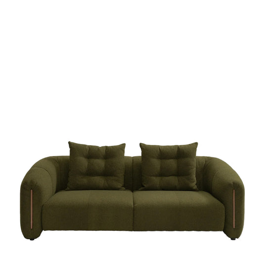 Kurva Sofa 3 Seat - Moss