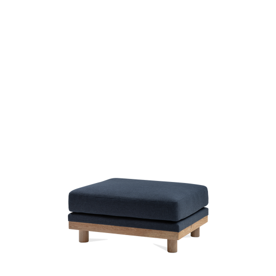Metsa Sofa Foot Stool - Midnight Blue - FLOOR STOCK ONLY