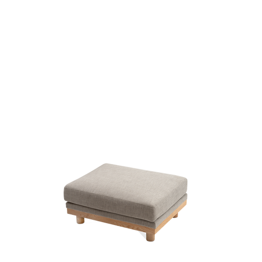 Metsa Sofa Foot Stool - Coconut Husk