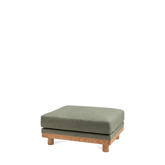 Metsa Sofa Foot Stool - Sage Green