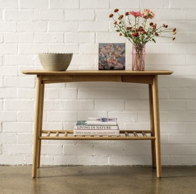 Arna Oiled Oak Console Table