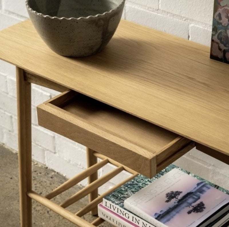 Arna Oiled Oak Console Table