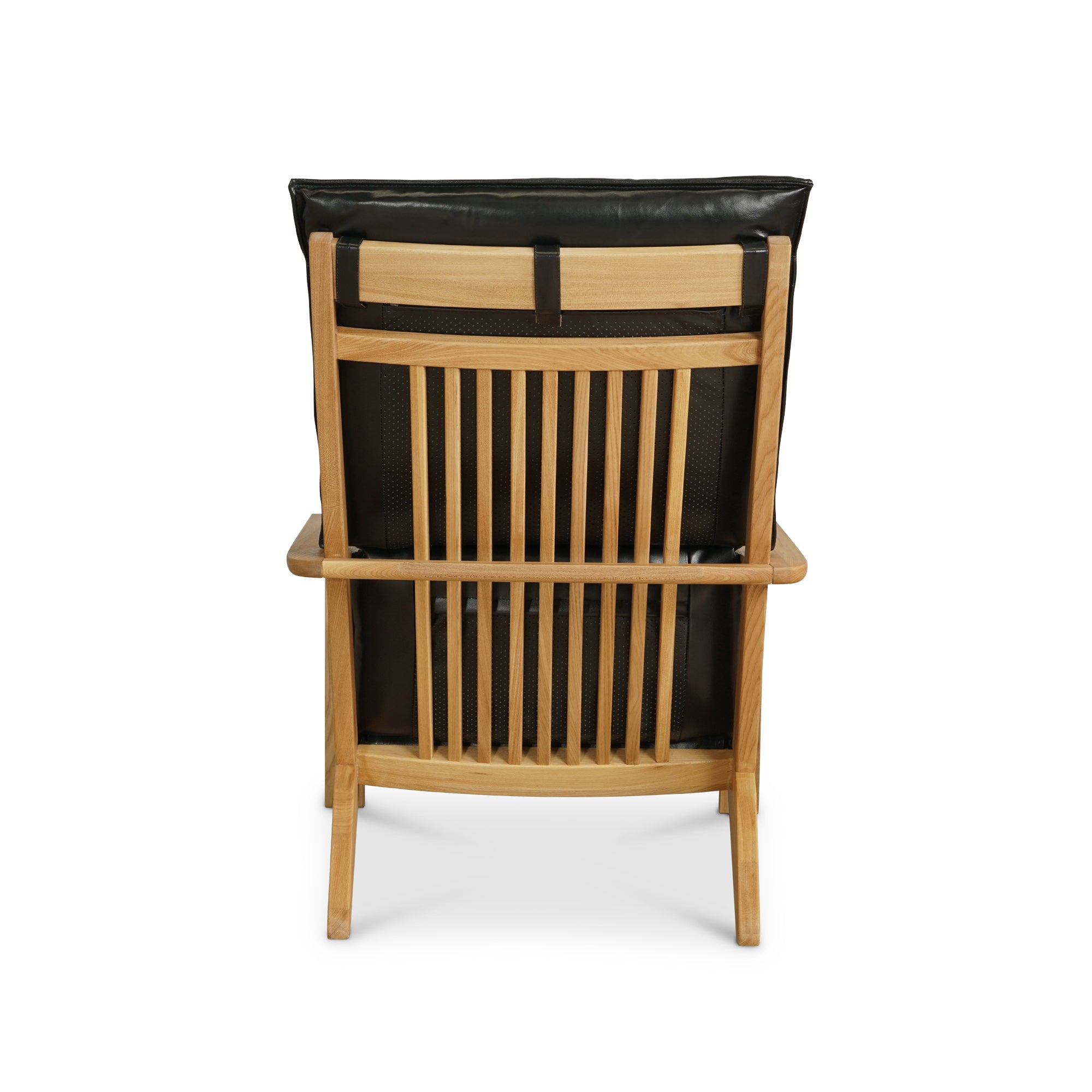 Nord Black Leather Lounge Chair