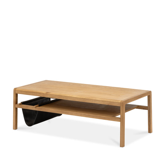 Arna Oak Coffee Table with Pocket - FLOOR STOCK ONLY
