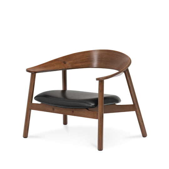 Bentwood Armchair - Black Leather