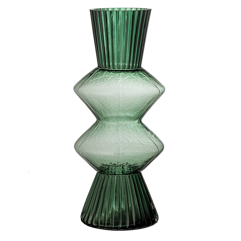 Bloomingville Davine Green Glass Vase *DISCONTINUED*