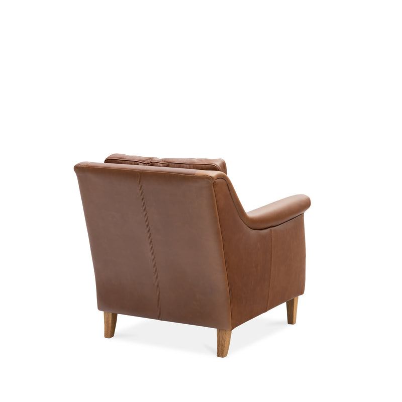 Club Armchair - Brown Leather