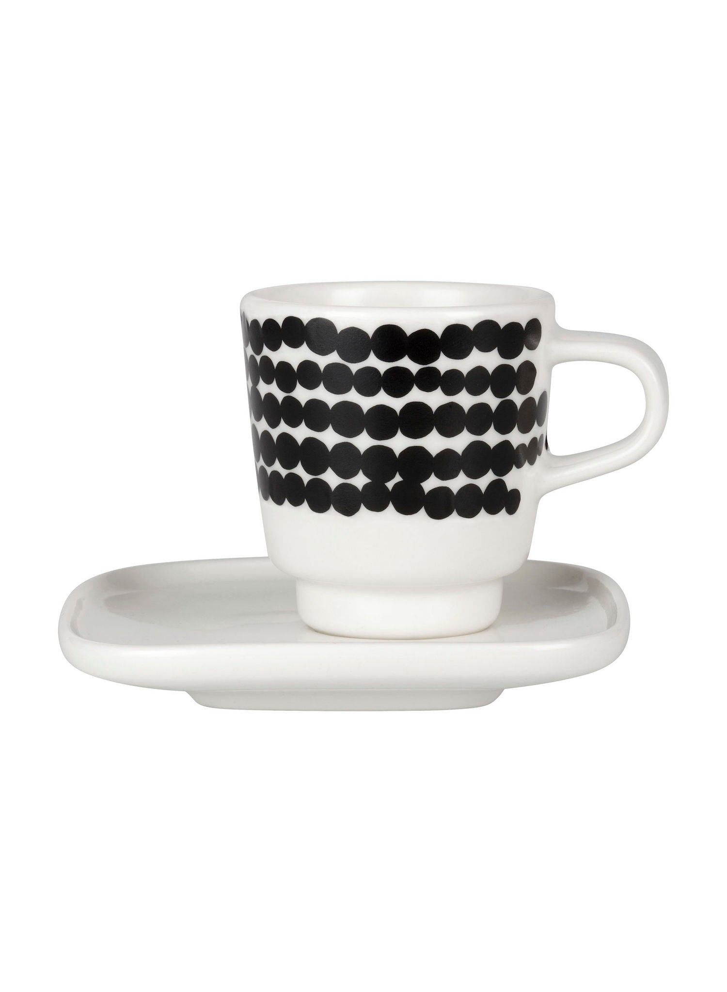 Marimekko Oiva/Siirtolapuutarha Rasymatto Espresso Cup & Saucer