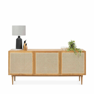 Forest Oak & Rattan Sideboard *DISCONTINUED FLOOR STOCK ONLY*
