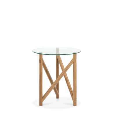 Forest Glass Round Side Table
