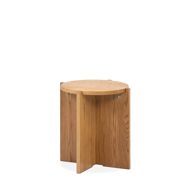Forest Oak Round Side Table