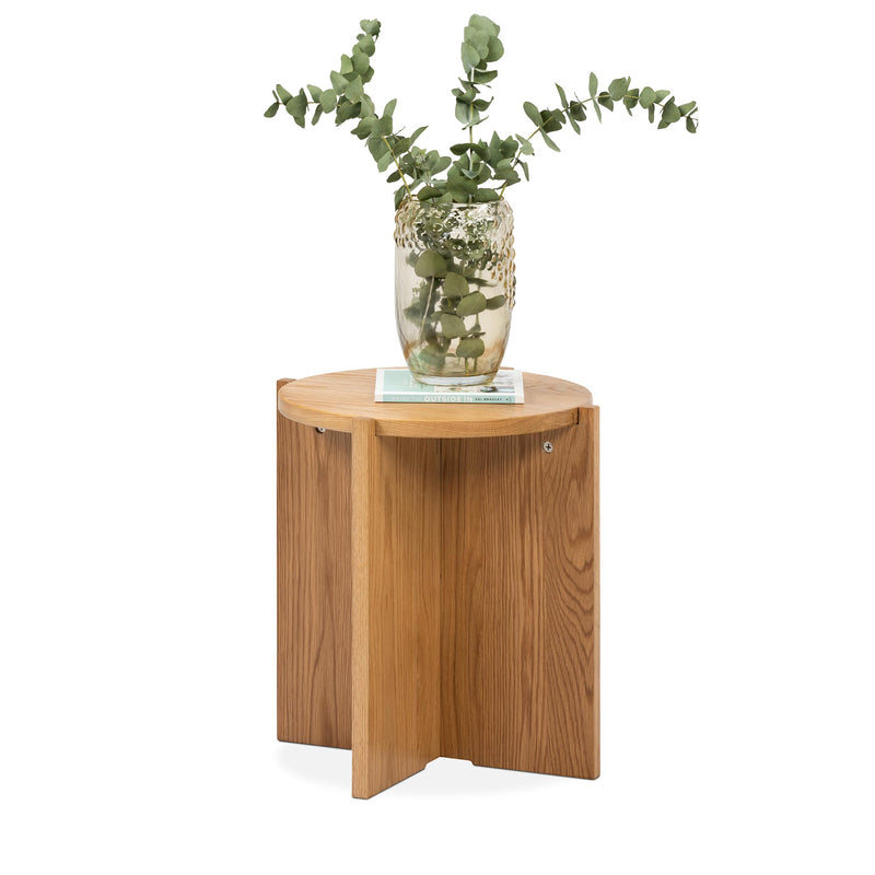 Forest Oak Round Side Table