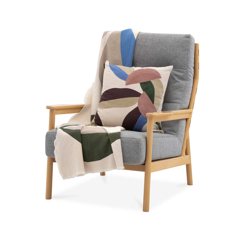 Komfort Elm Lounge Chair - Peppercorn