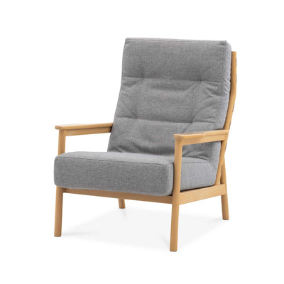 Komfort Elm Lounge Chair - Peppercorn