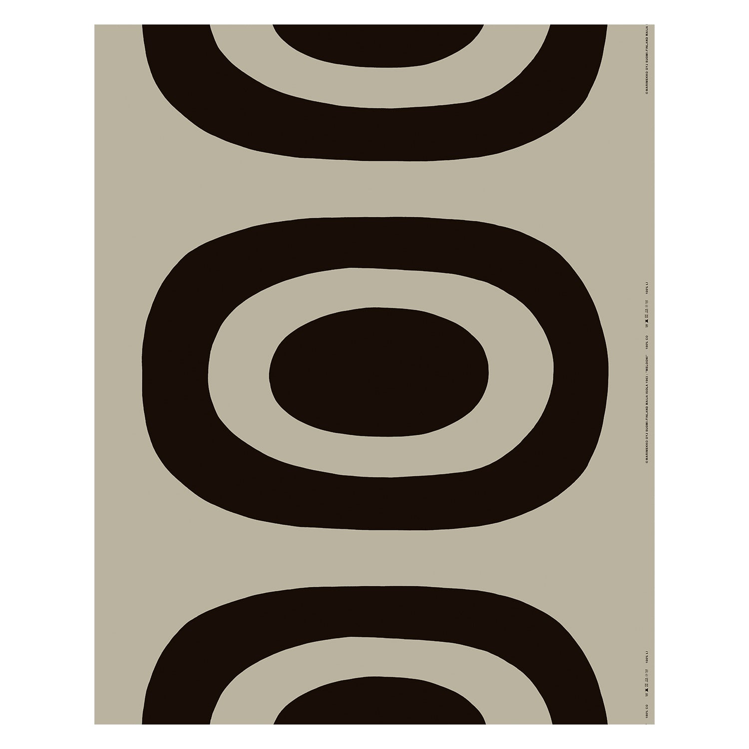 Marimekko Melooni Linen Fabric - FINAL STOCK