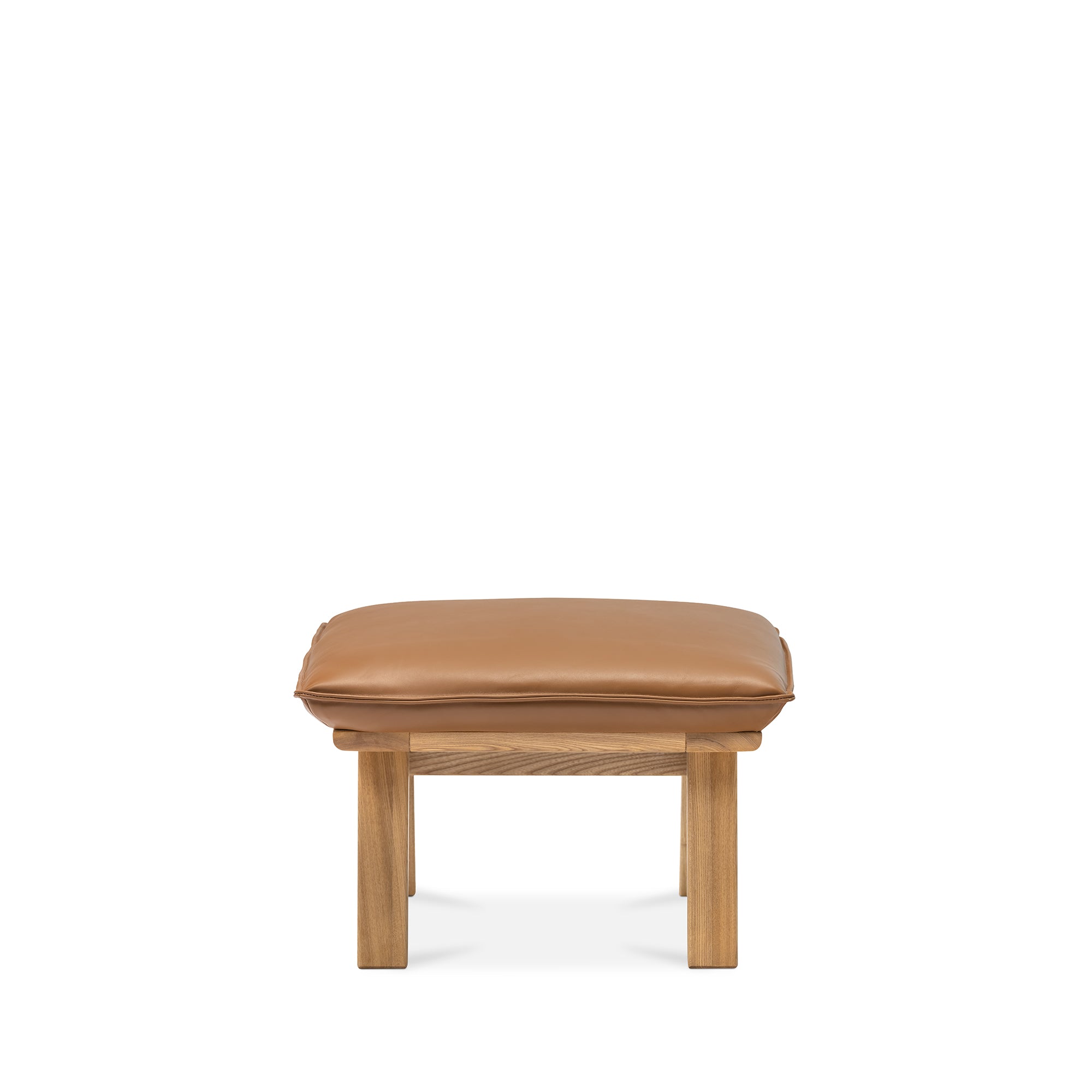 Nord Tan Leather Ottoman