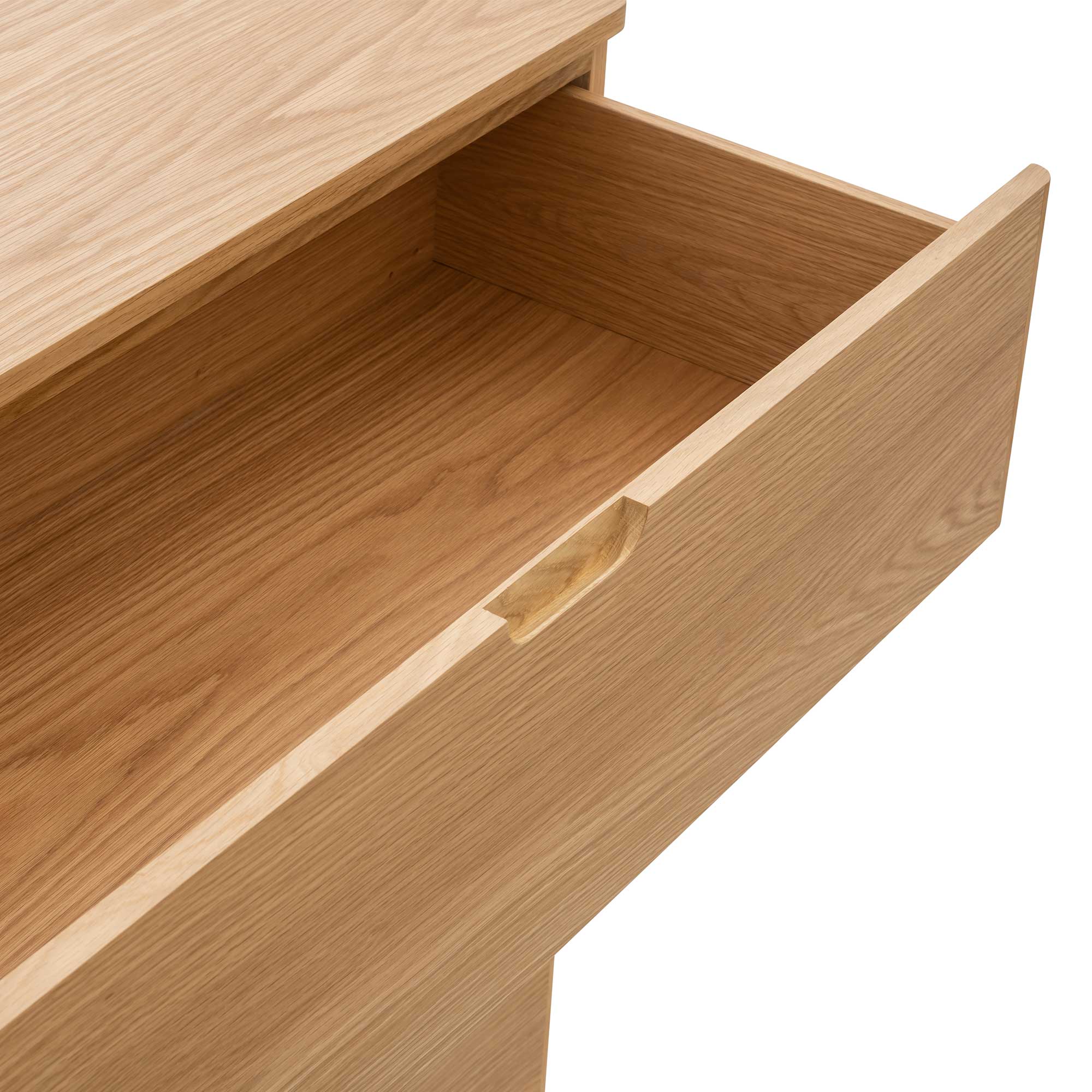 Orrma Wide Chest of 4 Drawers - Oak Nat