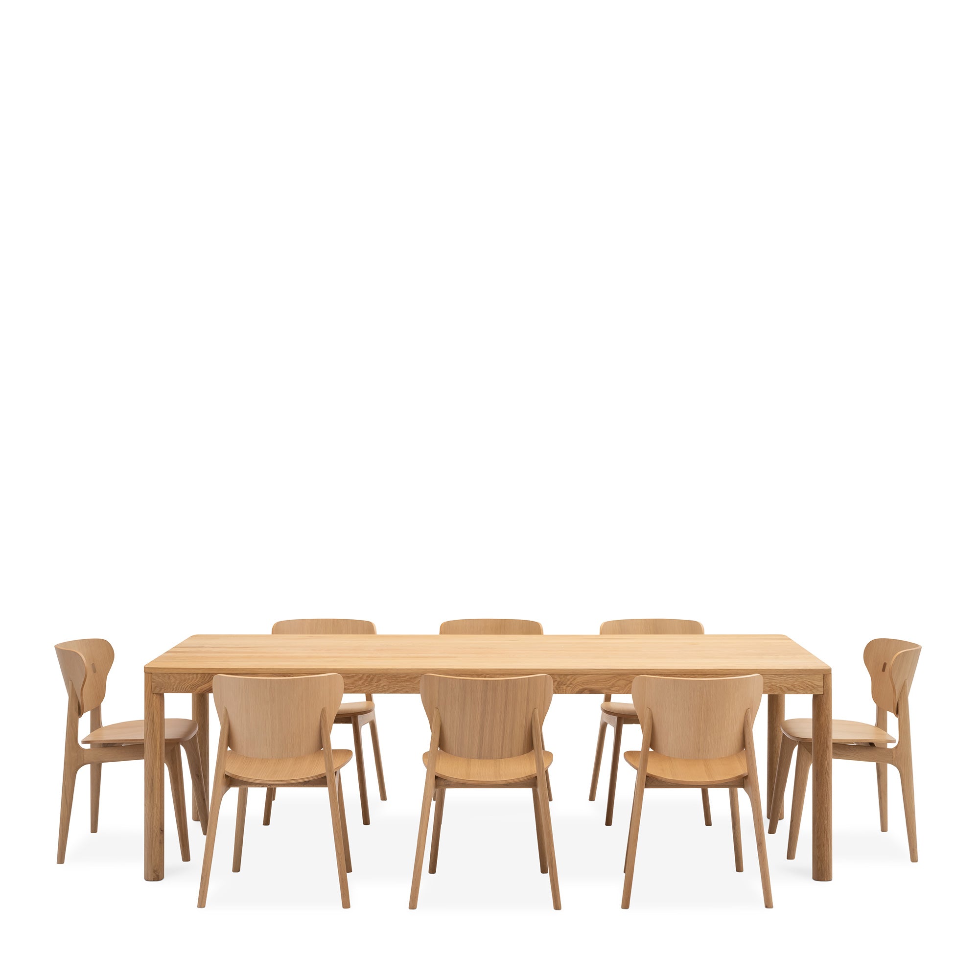 Orrma Solid Oak Dining Table 2.4m