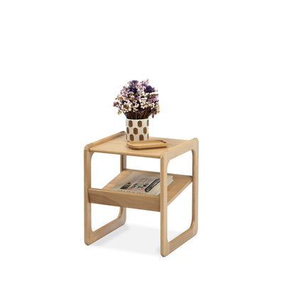 Side Table with Magazine Holder