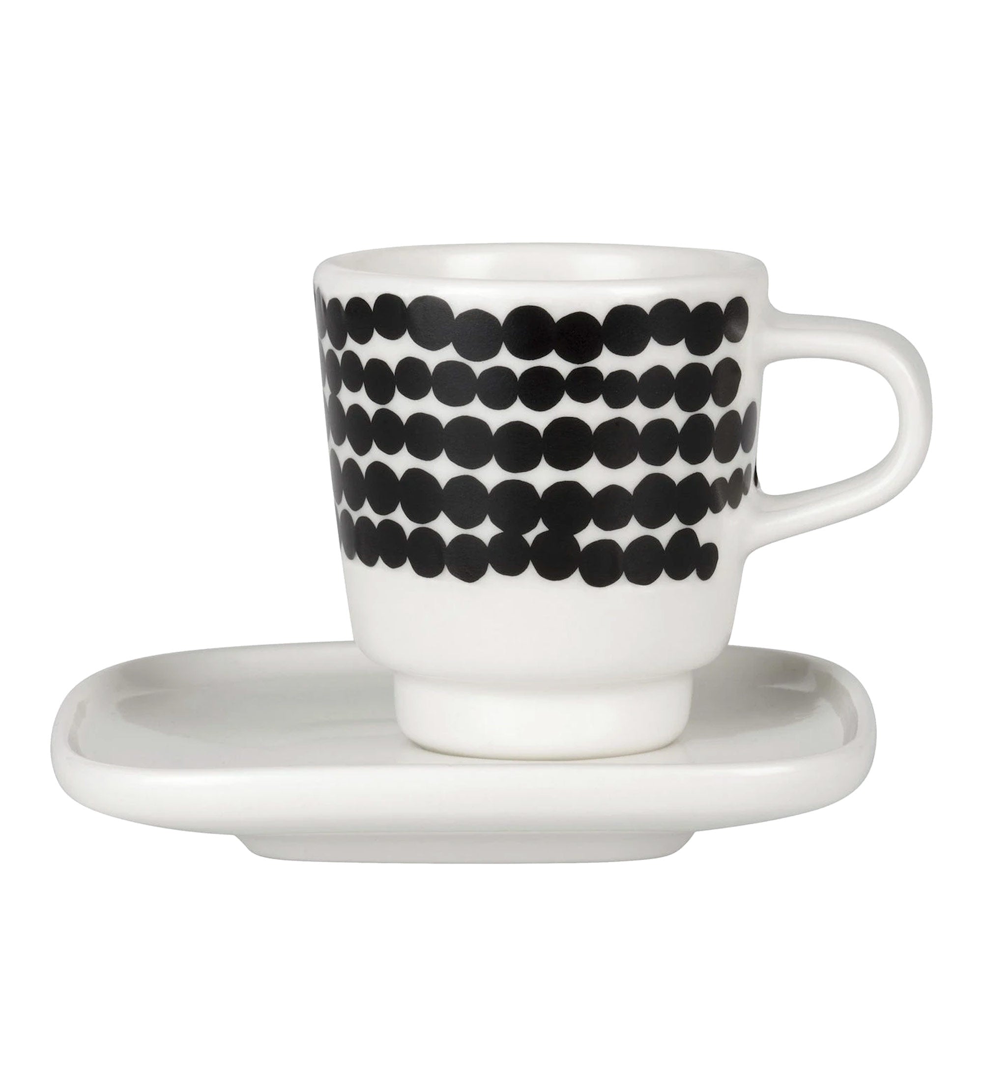 Marimekko Oiva/Siirtolapuutarha Rasymatto Espresso Cup & Saucer